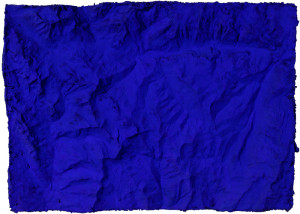 Azul puro Ives Klein, pigmento